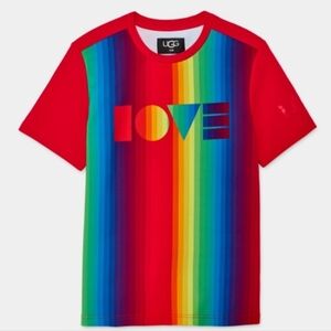 NWT PRIDE UGG Logo T-Shirt Dress, Size M. (B22)